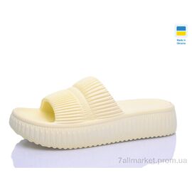 Шльопанці жіночі полегшені Літо N79 св.жовтий (8 пар р.36-41) "Lot Shoes" недорого оптом від прямого постачальника