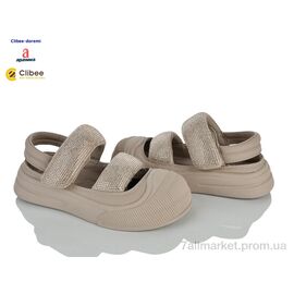 Босоніжки дитячі літні Літо K76309-1 beige (7 пар р.31-37) "Clibee-Doremi" недорого оптом від прямого постачальника