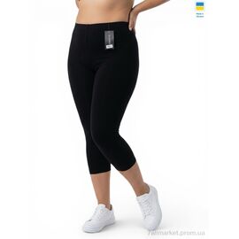 Фотография Капри женские Лето 700 чорний батал (3 шт. р.сетка 3XL-8XL) "Sport style" недорого оптом от прямого поставщика
