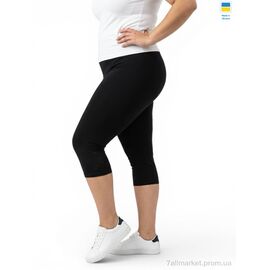 Фотография Капри женские Лето 701-2 чорний батал (3 шт. р.сетка 3XL-8XL) "Sport style" недорого оптом от прямого поставщика