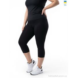 Фотография Капри женские Лето 744 чорний батал (3 шт. р.сетка 6XL-8XL) "Sport style" недорого оптом от прямого поставщика