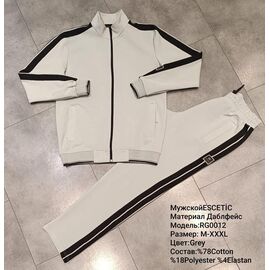 Фотография Костюм спортивный мужской 0012 l.grey р.M-3XL "REMAIN" недорого оптом от прямого поставщика