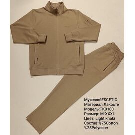Фотография Костюм спортивный мужской 0183 beige р.M-3XL "REMAIN" недорого оптом от прямого поставщика