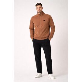Фотография Костюм спортивный мужской 0215 brown р.M-3XL "REMAIN" недорого оптом от прямого поставщика