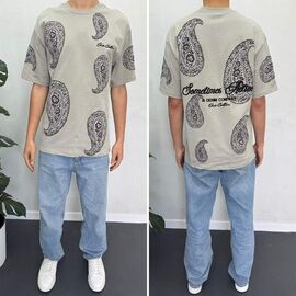 Фотография Футболка мужская 90585 grey р.S-XL "i8denim" недорого оптом от прямого поставщика