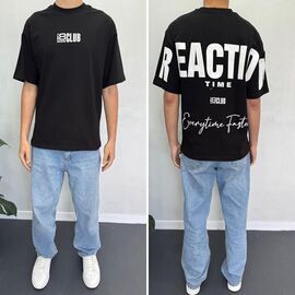 Фотография Футболка мужская 90557 black р.S-2XL "i8denim" недорого оптом от прямого поставщика