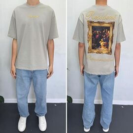 Фотография Футболка мужская 90554 grey р.S-2XL "i8denim" недорого оптом от прямого поставщика