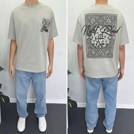Фотография Футболка мужская 90583-0 grey р.S-2XL "i8denim" недорого оптом от прямого поставщика