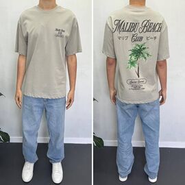 Фотография Футболка мужская 90561 grey р.S-2XL "i8denim" недорого оптом от прямого поставщика