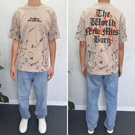 Фотография Футболка мужская 90562 beige р.S-2XL "i8denim" недорого оптом от прямого поставщика
