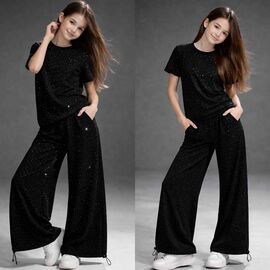 Костюм дитячий на дівчинку KR584 black р.34-42 "Karolina" недорого оптом від прямого постачальника