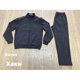 Фотография Костюм спортивный мужской NV1234 khaki р.4XL-8XL "Navas" недорого оптом от прямого поставщика