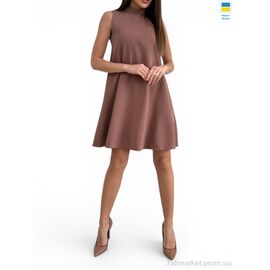 Сукня жіноча Літо 172 шоколад (2 шт. р.сітка42-48) "SL KARAVAN" недорого оптом від прямого постачальника