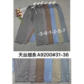Фотография Джинсы женские A9200-2 l.blue р.31-36 "Immei" недорого оптом от прямого поставщика