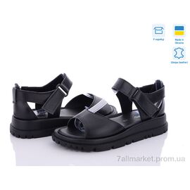 Босоніжки жіночі літні Літо 4131 ч.ш. (6 пар р.36-40) "L.Shoes" недорого оптом від прямого постачальника