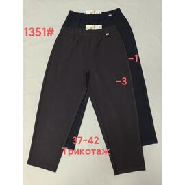 Штани спортивні жіночі 1351-3 brown р.37-42 "Immei" недорого оптом від прямого постачальника