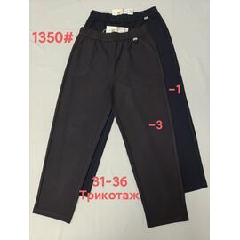 Штани спортивні жіночі 1350-1 black р.31-36 "Immei" недорого оптом від прямого постачальника