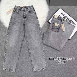 Джинси жіночі 6062 grey р.25-30 "LILY" недорого оптом від прямого постачальника