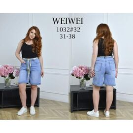 Шорти жіночі 1032 l.blue р.31-38 "LILY" недорого оптом від прямого постачальника