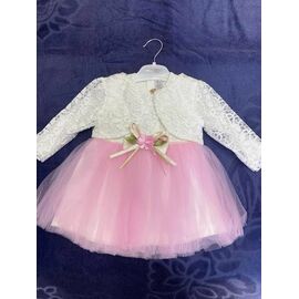 Сукня дитяча на дівчинку BB135 pink р.0.6-1.6 "BURATINO" недорого оптом від прямого постачальника