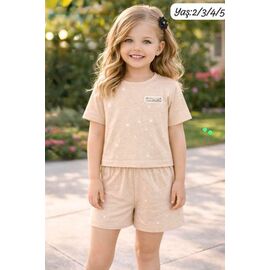 Костюм дитячий на дівчинку BB157 beige р.2-5 "BURATINO" недорого оптом від прямого постачальника