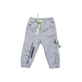 Штани дитячі спортивні на хлопчика M008 l.grey р.1-4 "MALIBU" недорого оптом від прямого постачальника
