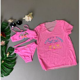 Комплект дитячий на дівчинку 1939 pink р.30-38 "DFK" недорого оптом від прямого постачальника