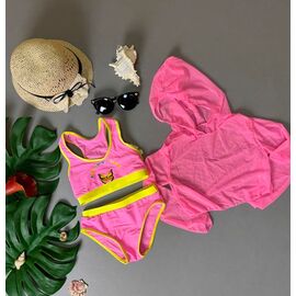 Комплект дитячий на дівчинку 1945 pink р.30-38 "DFK" недорого оптом від прямого постачальника