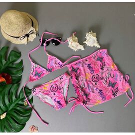 Комплект дитячий на дівчинку 1949 l.pink р.30-38 "DFK" недорого оптом від прямого постачальника