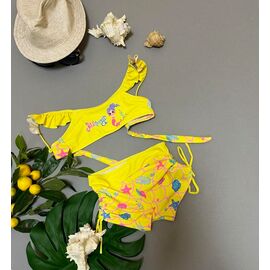 Фотография Купальник детский на девочку 567 yellow р.28-36 "DFK" недорого оптом от прямого поставщика