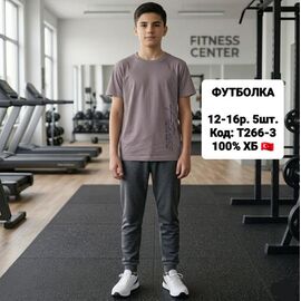 Фотография Футболка детская на мальчика T266-3 beige р.152-176 "iBamBino" недорого оптом от прямого поставщика