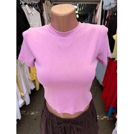 Фотография Футболка женская F004 pink р.S-L "SHEPARIS" недорого оптом от прямого поставщика