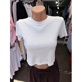 Фотография Футболка женская F004 white р.S-L "SHEPARIS" недорого оптом от прямого поставщика