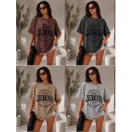 Фотография Футболка женская FV034 d.grey р.one size "SHEPARIS" недорого оптом от прямого поставщика