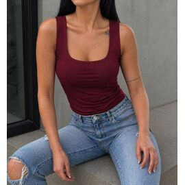 Фотография Майка женская M002 wine р.S-L "SHEPARIS" недорого оптом от прямого поставщика