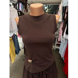 Фотография Майка женская M007 brown р.S-L "SHEPARIS" недорого оптом от прямого поставщика