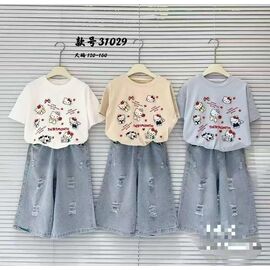 Костюм дитячий на дівчинку 31029 grey р.120-160 "Delfinka" недорого оптом від прямого постачальника