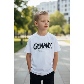 Фотография Футболка детская на мальчика 6052 white р.110-150 "Delfinka" недорого оптом от прямого поставщика
