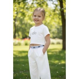 Костюм дитячий на дівчинку 66002 white р.90-130 "Delfinka" недорого оптом від прямого постачальника