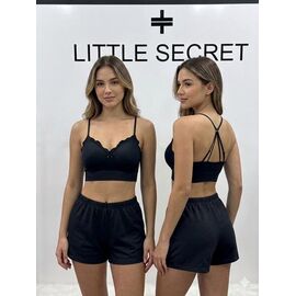Топ жіночий 0777-1 black р.one size "Little Secret" недорого оптом від прямого постачальника