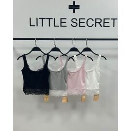 Топ жіночий K049 white р.S-L "Little Secret" недорого оптом від прямого постачальника