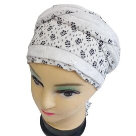 Чалма жіноча 0834 white р.56-60 "Mabi" недорого оптом від прямого постачальника