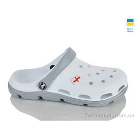 Крокси жіночі літні Літо Крокс Ж105 білий (8 пар р.36-41) "Progress" недорого оптом від прямого постачальника