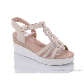 Босоніжки дитячі літні Літо 30-12 beige (8 пар р.31-36) "Favorit" недорого оптом від прямого постачальника