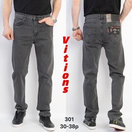 Фотография Джинсы мужские 301 grey р.30-38 "Vitions" недорого оптом от прямого поставщика