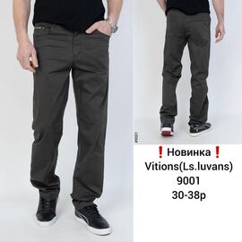 Фотография Штаны мужские 9001 d.grey р.30-38 "Vitions" недорого оптом от прямого поставщика