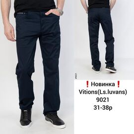 Фотография Штаны мужские 9021 navy р.31-38 "Vitions" недорого оптом от прямого поставщика