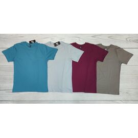 Фотография Футболка мужская 100 l.blue р.48-56 "Samo" недорого оптом от прямого поставщика
