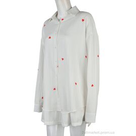 Жіночий костюм Літо 4407-S208 white (4 шт. р.сіткаM-2XL) "Мир" недорого оптом від прямого постачальника