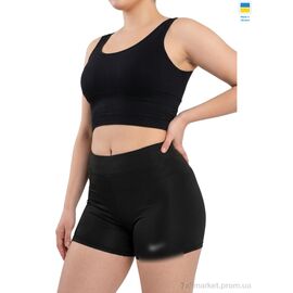 Фотография Шорты женские Лето 05711NI норма чорний (4 шт. р.сетка S-XL) "Sport style" недорого оптом от прямого поставщика